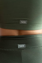 Calça Reta Verde Militar